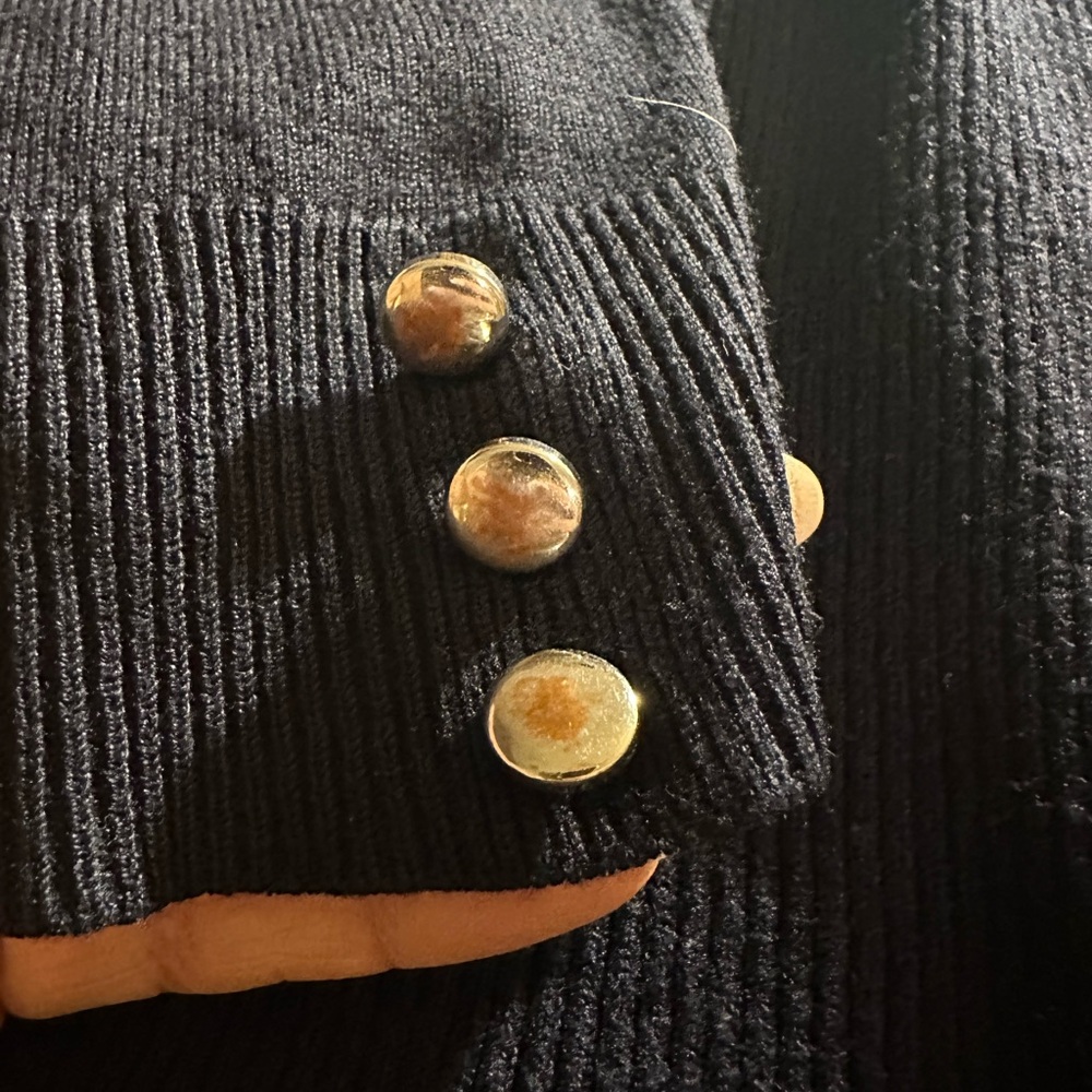 Madison Navy‎ Ribbed Cardigan - Picture 6 of 8